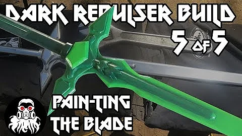 Dark Repulser Build 5 of 5: Pain-ting the blade.