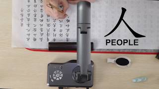 Teaching Chinese Calligraphy Class With V500 Visual Presenter