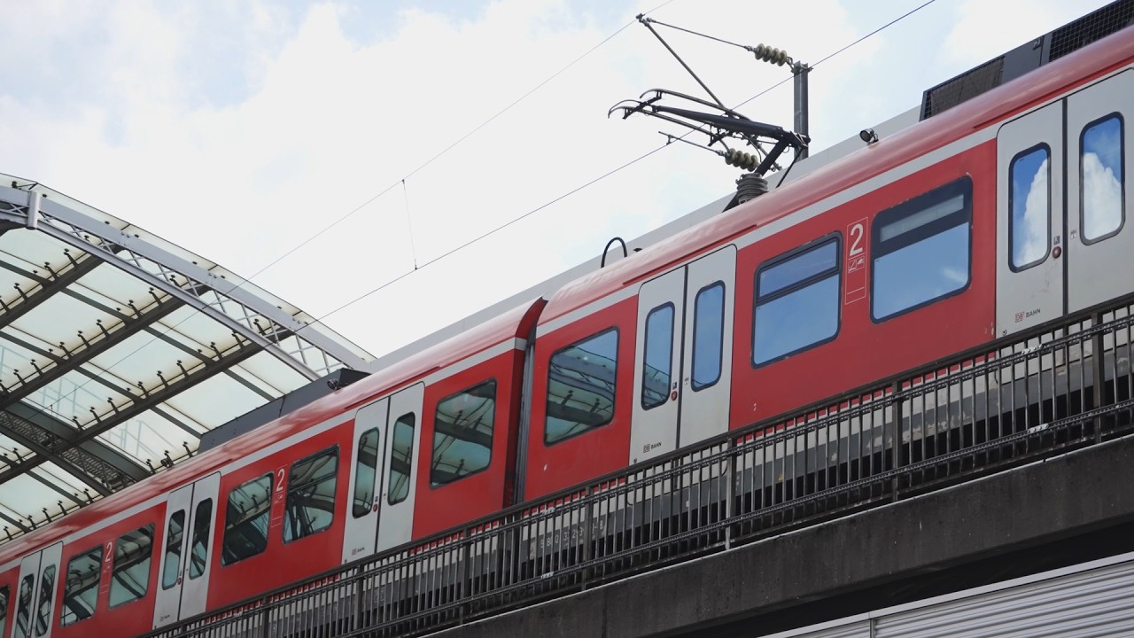 Ausgefallene Züge der Deutschen Bahn auf der grenznahen Bahnstrecke