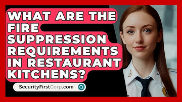 What Are The Fire Suppression Requirements In Restaurant Kitchens? - SecurityFirstCorp.com