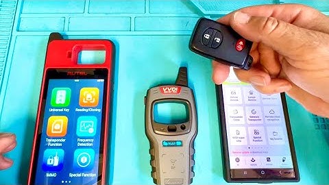 Unlocking the Toyota/Lexus Smart Keys with Xhorse/Autel KM100