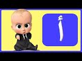 Alif Baa Taa with Funny Boss Baby (Arabic Alphabet) JUSTKIDS LEARNING TV