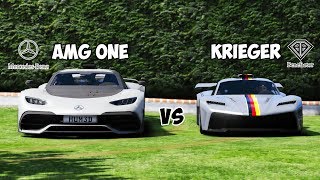 GTA 5 - BENEFACTOR KRIEGER vs AMG ONE