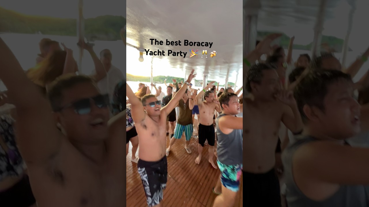 The best Boracay Yacht Experience 😍💪✨🍻🥂 