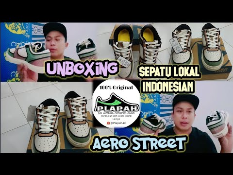 unboxing sepatu lokal Indonesia #aerostreet - YouTube