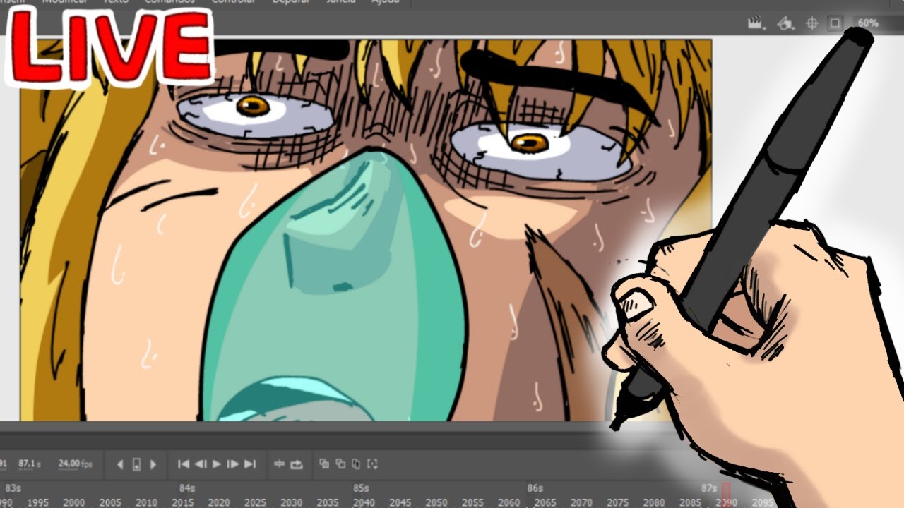 LIVE ANIMANDO O PRÓXIMO VÍDEO E CONVERSANDO! - YouTube