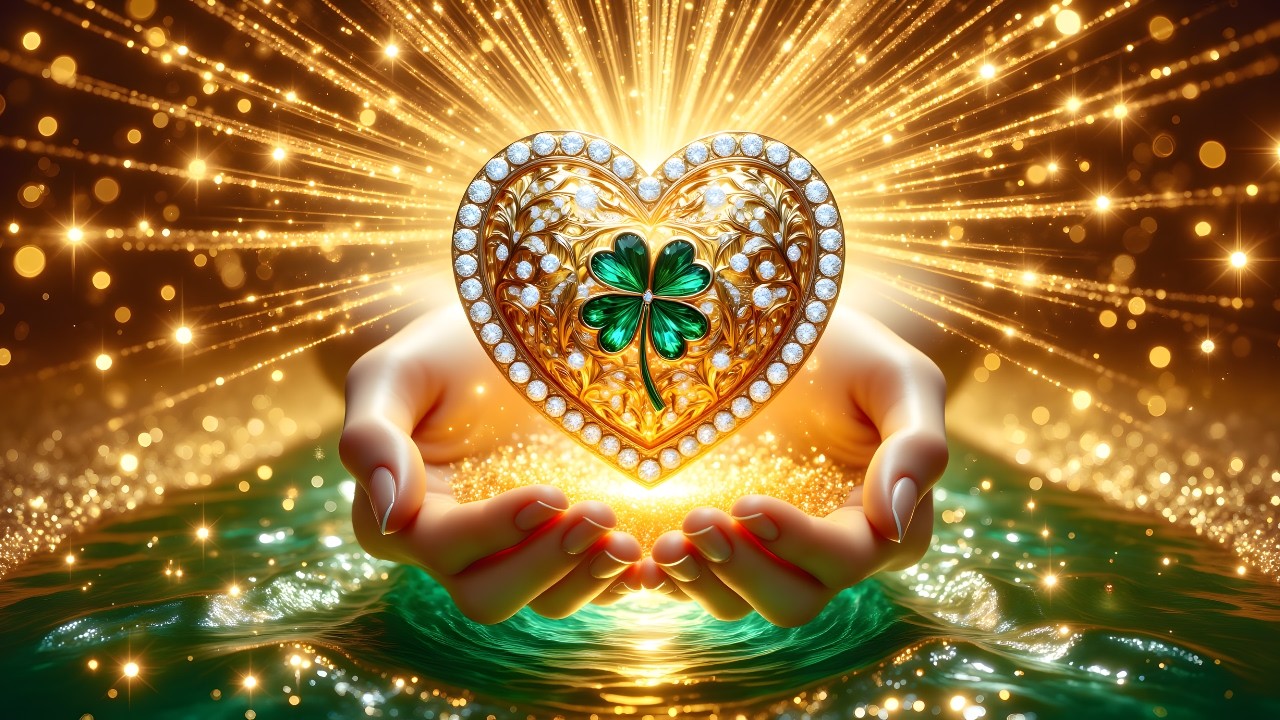 フォーチュンハート　Fortune Heart Crystal Gold フォーチュンハート Fortune Heart Crystal Gold フォーチュンハート