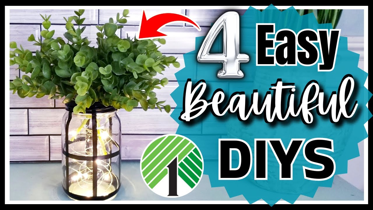 Spruce up your home with these simple dollar store crafts