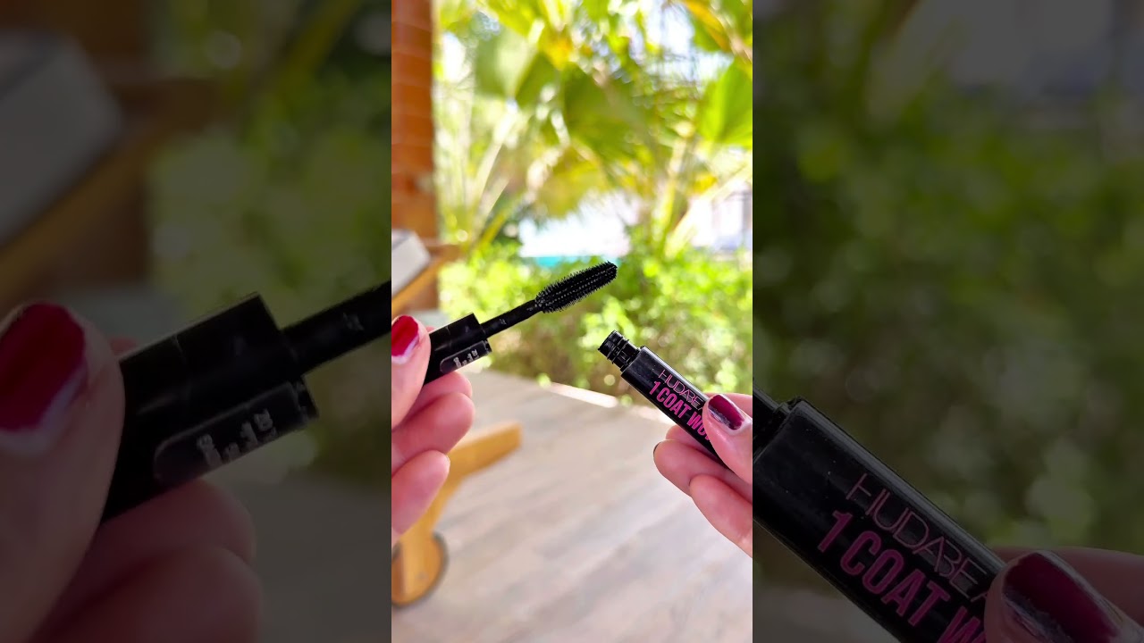 Huda beauty 1 coat wow mascara is all you need for your lashes 