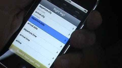 Multimodal mobile interaction - blending speech and GUI input - iphone demo