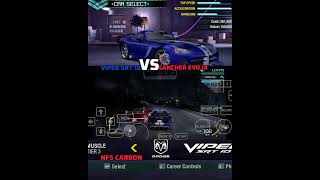 VIPER SRT 10 VS LANCHER EVO IX #nfscarbon #needforspeed #winlatorandroid #gameplay #gameandroid
