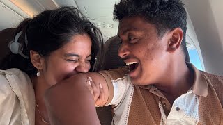 Theja Sandhya 😡na Full fight 🙆🏼♀️in flight ✈️
