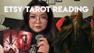 i got 4 tarot readings from Etsy