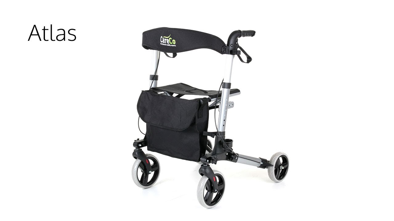 Atlas Lightweight Rollator - YouTube CareCo