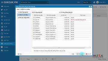 CUKCUK VN Nhập khẩu số dư công nợ nhà cung cấp từ file excel