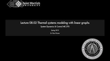 08.02 Thermal systems modeling with linear graphs