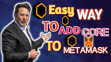 Core Dao Update: How To Add Core To Metamask  #core #coredao #coreupdate