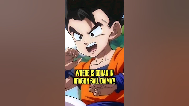 Gohan in Dragon Ball Daima!
