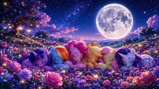 🌸✨ Little Pony Sleeping in a Magical Flower Garden | Sweet Dreams & Relaxing Music 🦄💤 screenshot 5