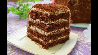 Простой и Быстрый в приготовлении ШОКОЛАДНЫЙ ТРЮФЕЛЬНЫЙ ТОРТ ✧ Chocolate Cake Recipe ✧