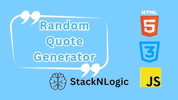 Random Quote Generator in HTML CSS JavaScript | Beginner Friendly JS Project