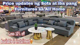 Canvass tayo ng Sofa at iba pang Furnitures sa All Home / Dito magandang bumili ng sofa