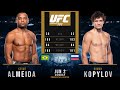 CESAR ALMEIDA vs ROMAN KOPYLOV FULL FIGHT UFC 302