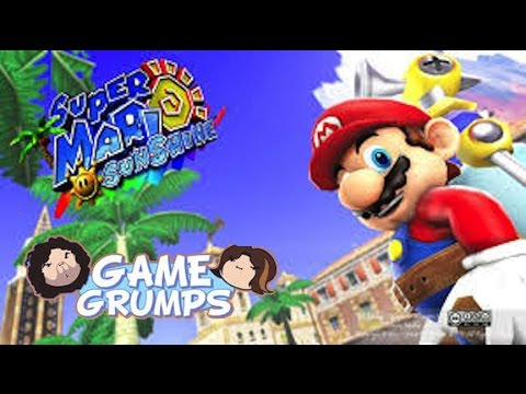 super mario sunshine game grumps art