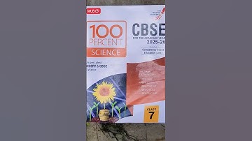 MTG CBSE 100 Percent Class 7 Science Book for 2025-26 Exam Latest NCERT & CBSE Syllabus