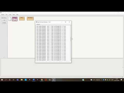 HOW TO PRINT A STATEMENT IN JAVA AS MANY TIMES AS YOU WANT BY USING LOOPS