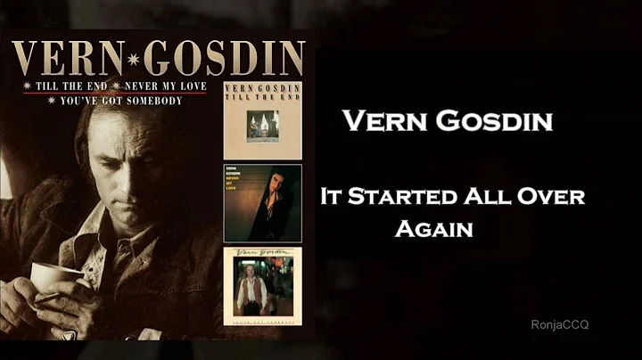 Vern Gosdin ~  "It Started All Over Again" (Duet w...