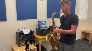 Scott Hamilton - Shiny Stockings Solo (Transcription)
