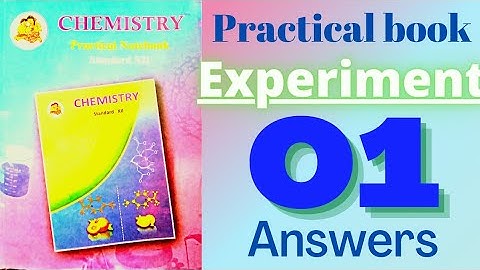 chemistry practical class 12 experiment 1 quantitative estimation answers