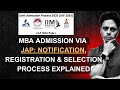 JAP Notification OUT! MBA Admission Process You Must Know