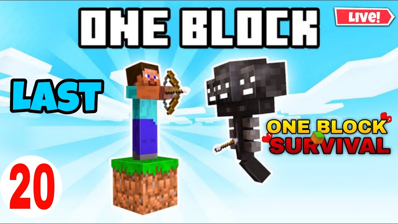 One Block Live | MINECRAFT LIVE IN HINDI | #Mcpe #Minecraft - YouTube