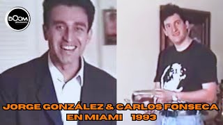 Histórico: Jorge González y su manager Carlos Fonseca, (EPD) Miami, 1993