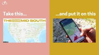 Find & Navigate a Route: Use The Mid South's Grassroutes map embed to find and navigate a route