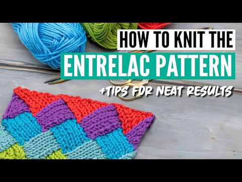 Video: How To Knit Enterlac With Knitting Needles