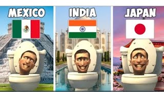 Skibidi Toilet but in Different Countries