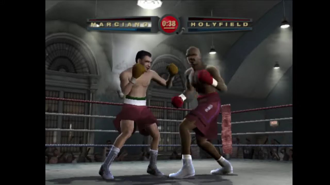 Fight Night 2004 My Tournament: Rocky Marciano vs Evander Holyfield (Fight of The Year?)
