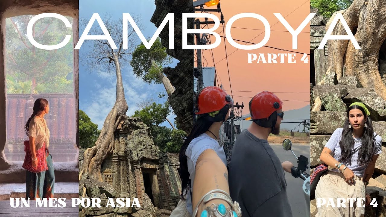 Camboya vlog: ¡2 días en Angkor! 🥢 amaneceres, templos y moto.