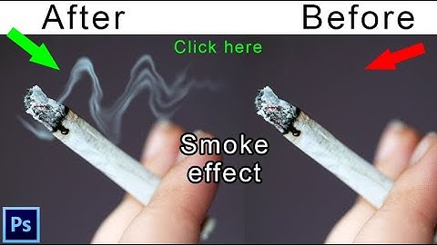 How to create realistic smoke effect  in photoshop cs6 | PHOTOSHOP TUTRIAL