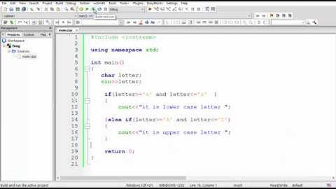 C++ Programming Tutorials - 10-  vowel or consonant , lower or upper case letter