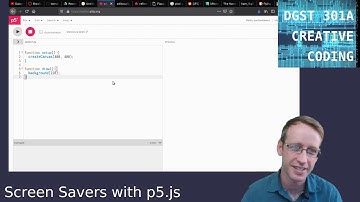 Archived Live Stream, Creative Coding, Re-creating Screen Savers with p5.js