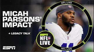 Why Micah Parsons is THIS generations Lawrence Taylor | NFL Live