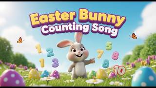 Easter Bunny Counting Song  | Learn Numbers with Egg Hunt Fun | Happy Easter | Egg Hunting Song