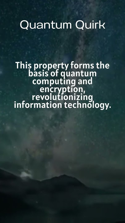 Unveiling Quantum Quirk: A Mind-Bending Physics Fact! 🌌🔬#shorts - YouTube