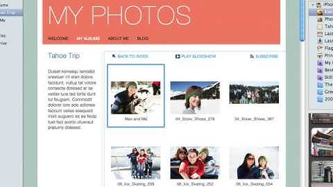 iWeb09: B01 Adding a Photo Album CC