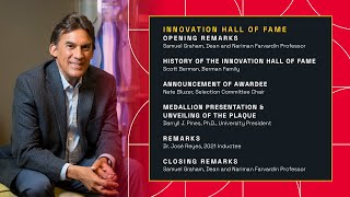 2021 Innovation Hall of Fame presents Dr. José Reyes