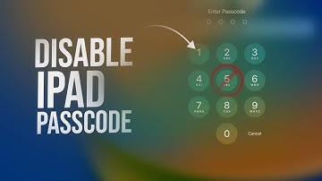 How to Disable iPad Passcode (tutorial)